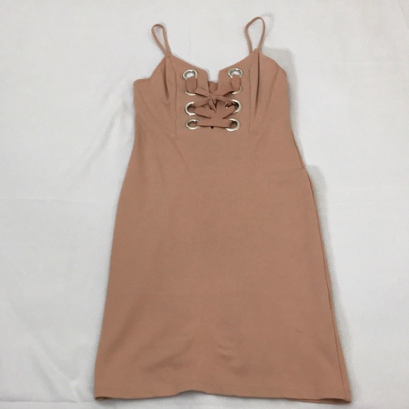 Nude color Forever 21 Small Bodycon Dress - Picture 2 of 8